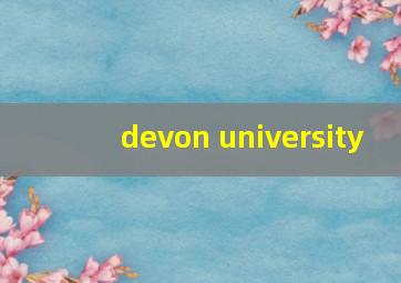 devon university